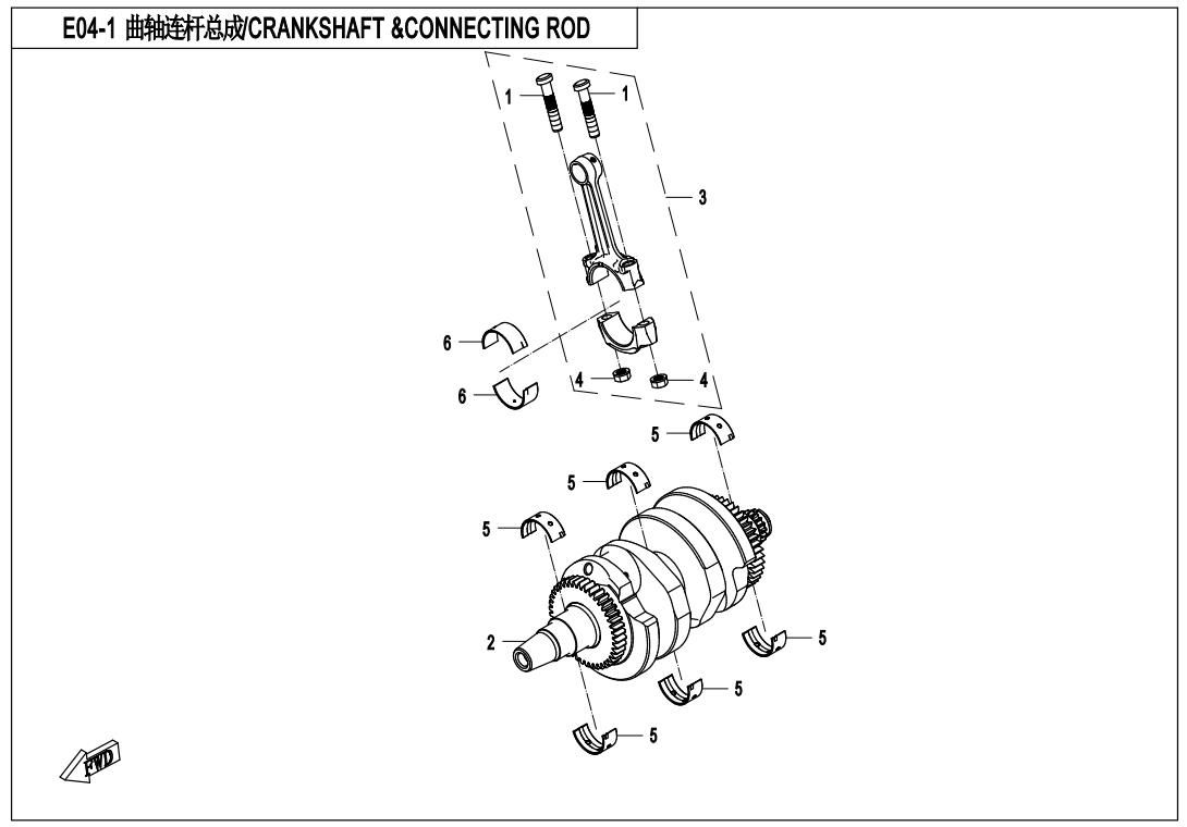 CRANKSHAFT&CONNECTING ROD