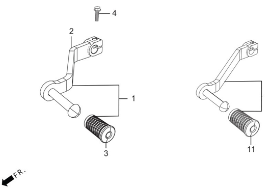 F17 BASE - Gear Pedal
