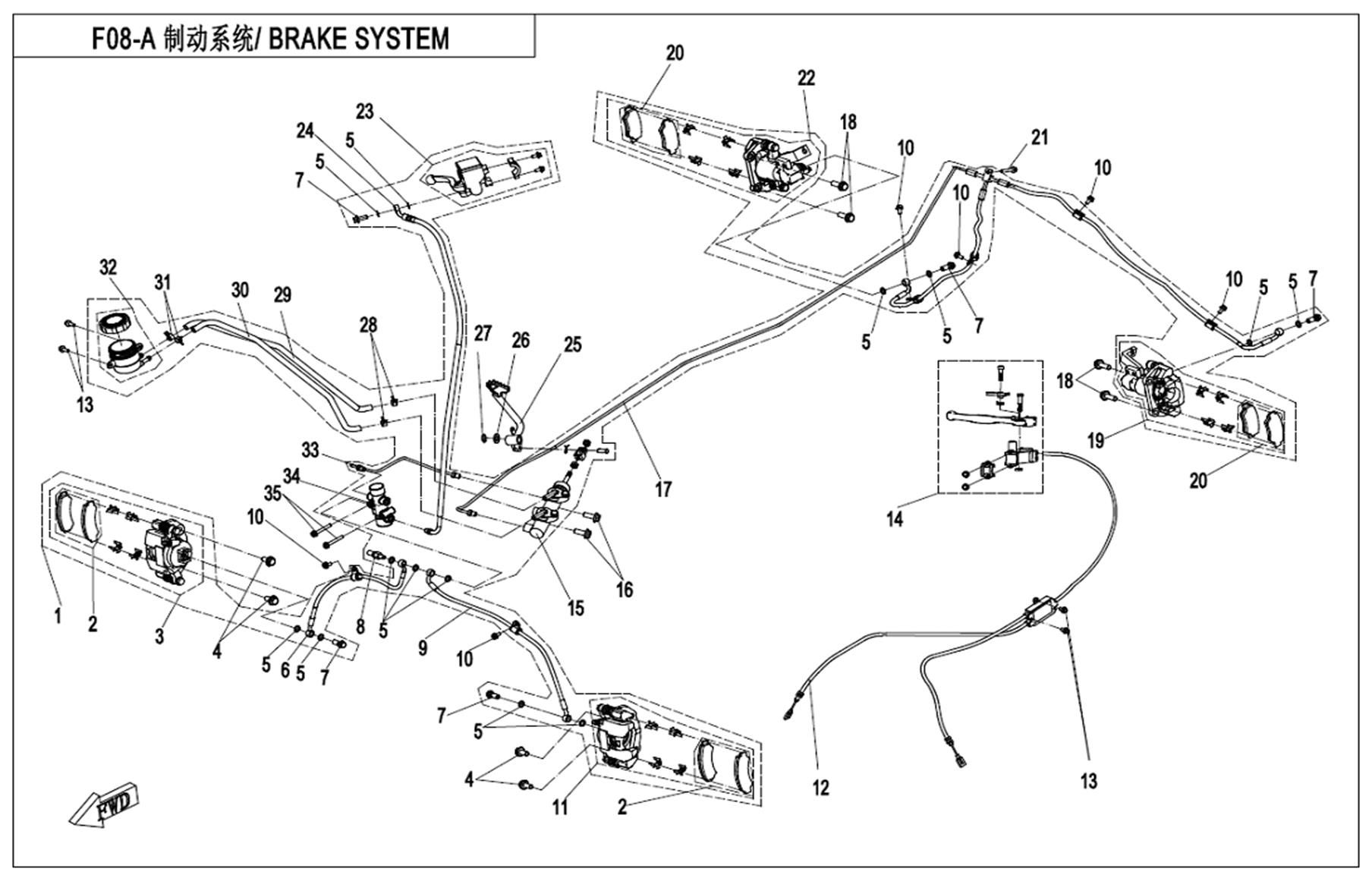 BRAKE SYSTEM(LH,ORDINARY PLUG)