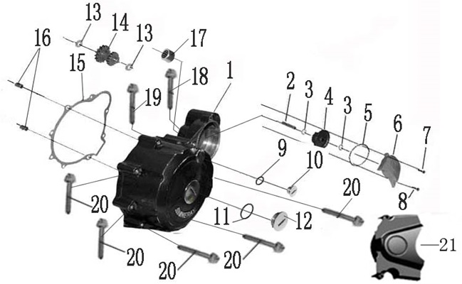 L.Crankcase Cover