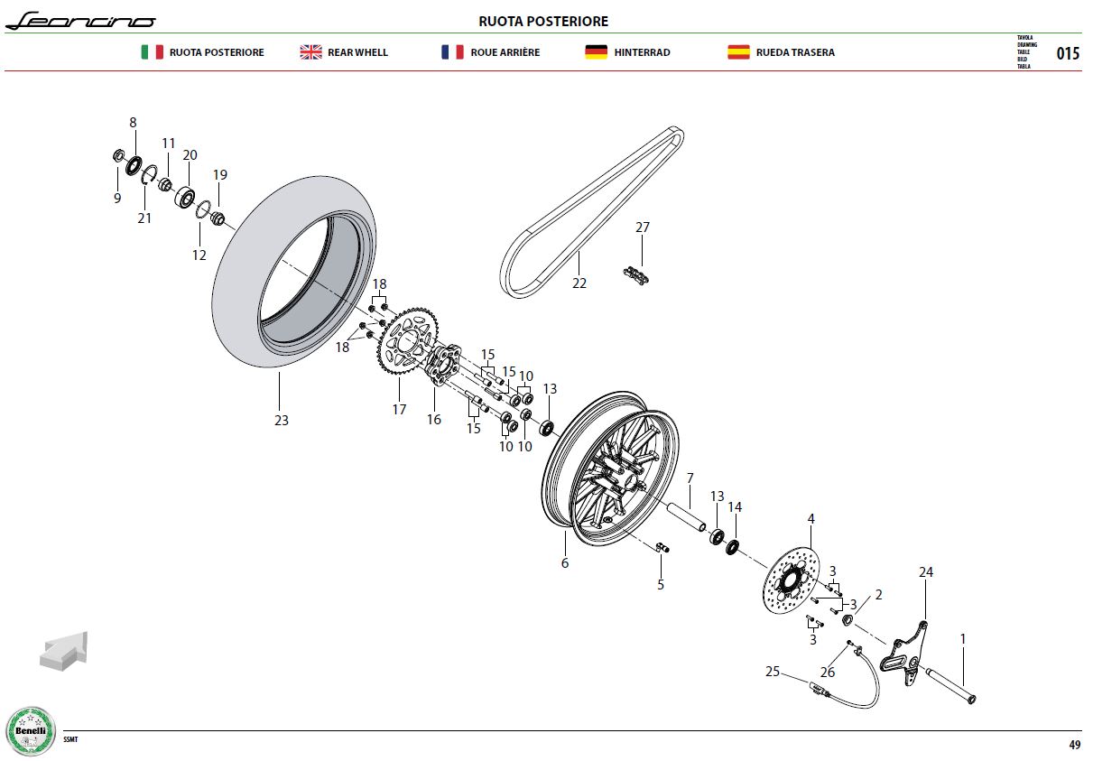 Rear Wheel Assy