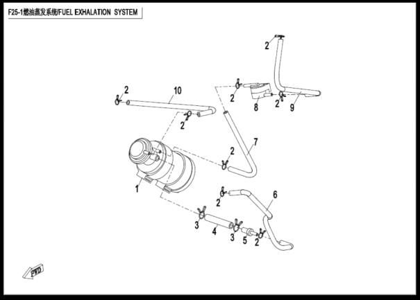 FUEL EVAPORATION SYSTEM (EURO)