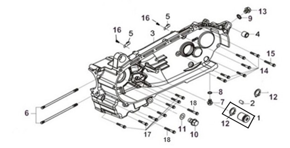 L. CRANK CASE