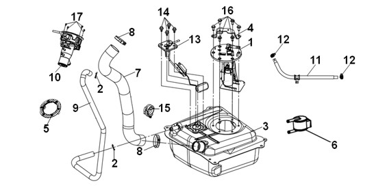 Fuel Tank & Filler Pipe