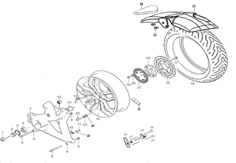 Rear Wheel