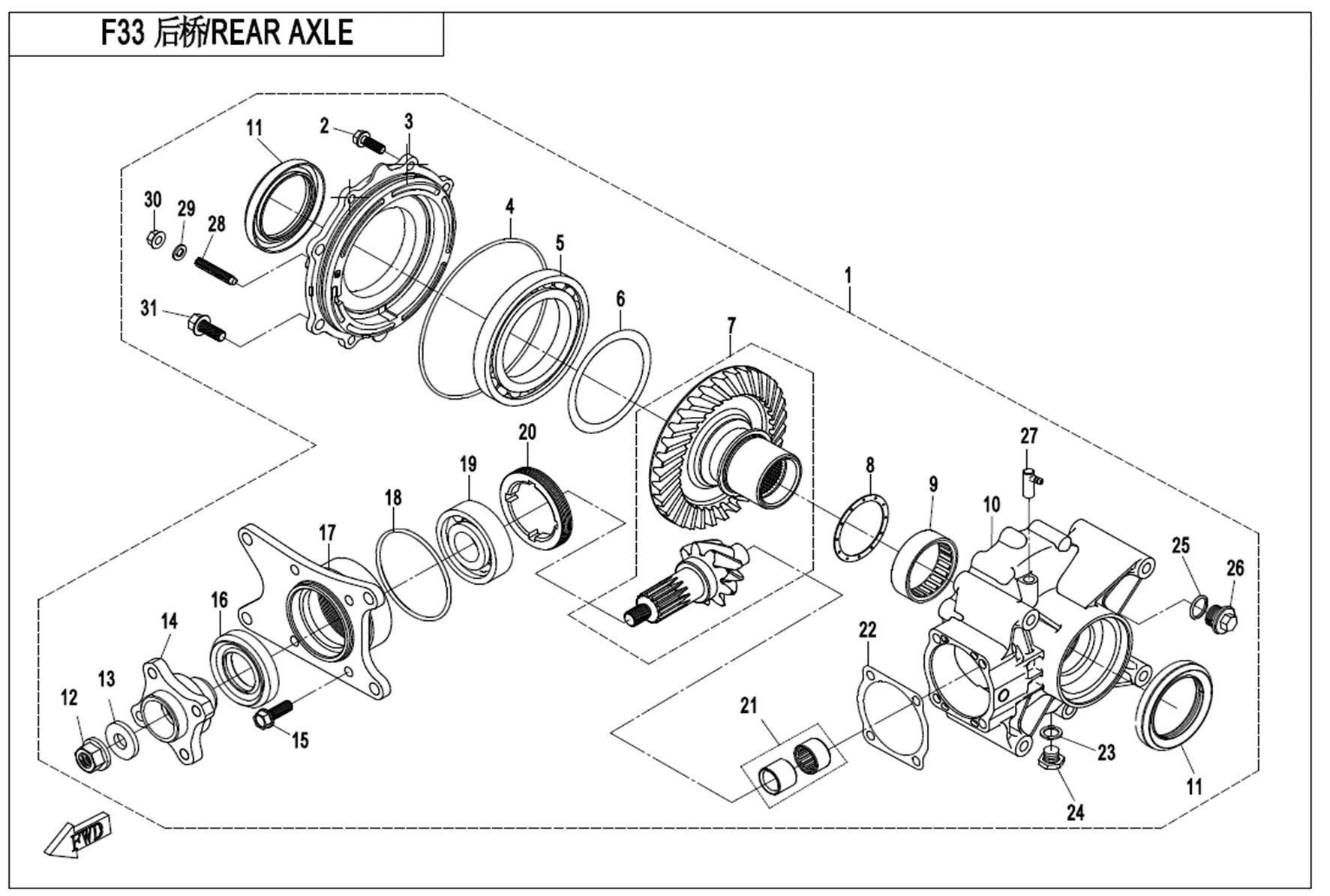 REAR AXLE