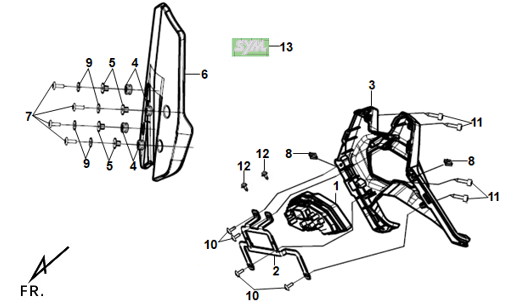 F01 - Speedometer Cover & Windscreen