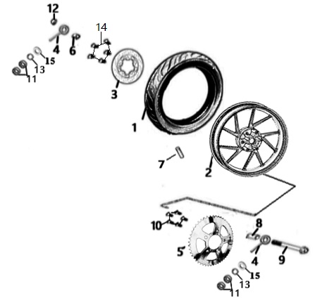Rear Wheel Assy