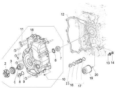E14 - Right Engine Cover
