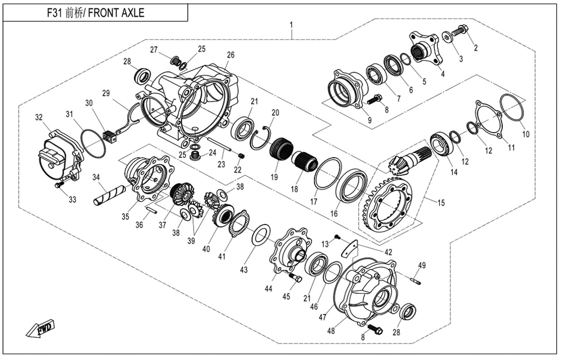 FRONT AXLE