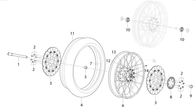 T016 FRONT WHEEL