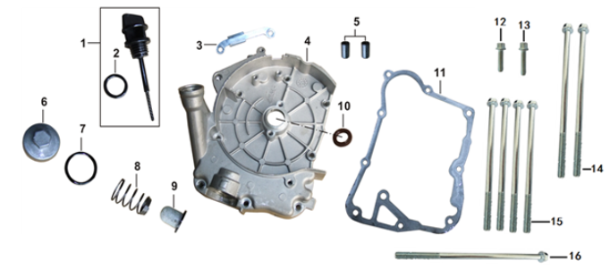 E10 - RIGHT CRANKCASE COVER