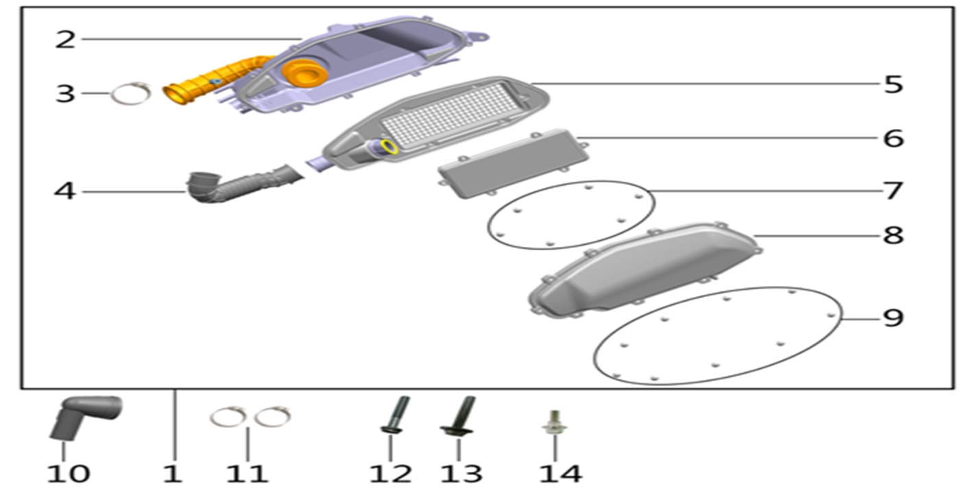 F14 - AIR CLEANER ASSY.
