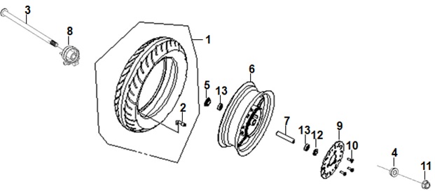 Front Wheel Assy