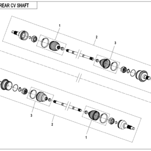 REAR CV SHAFT