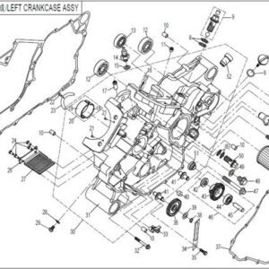 LEFT CRANKCASE ASSY