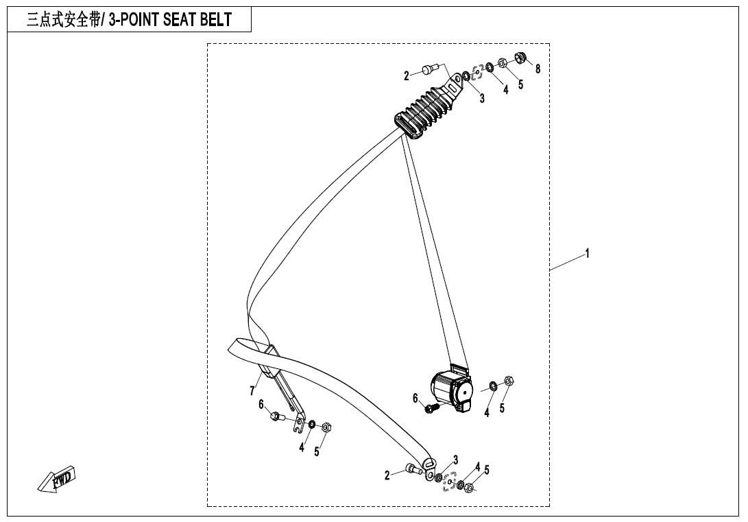 3-POINT SEAT BELT