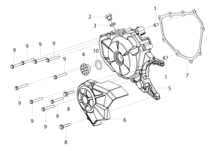 T006 - Left Engine Cover