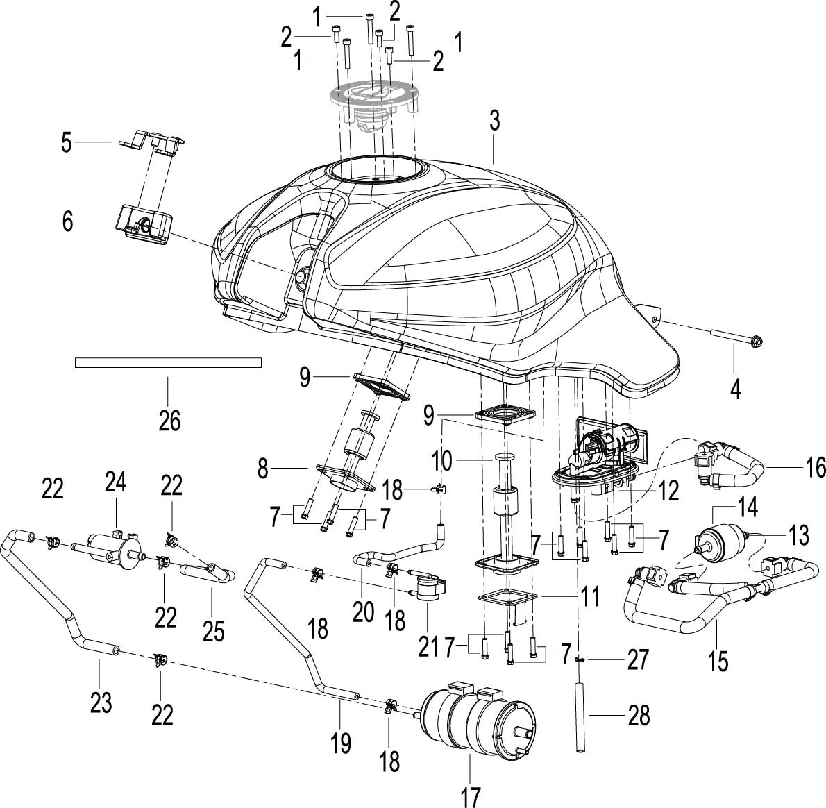 FUEL TANK ASSY