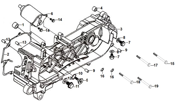 Left Crankcase Assy