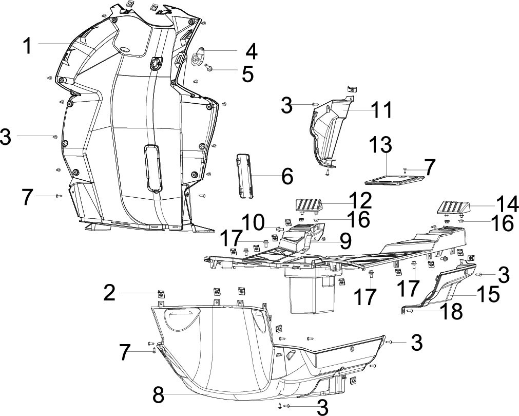 LEG SHIELD ASSY