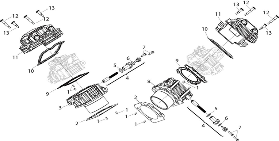 E04 - Cylinder & Cylinder Head Assembly