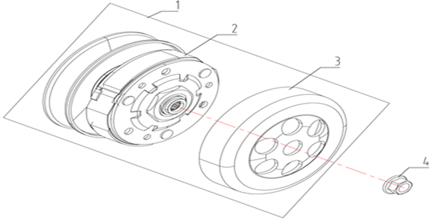 E10 - Driven Pulley Assembly