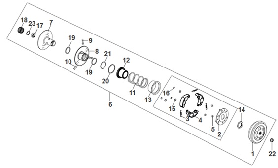 Driven Pulley Assy