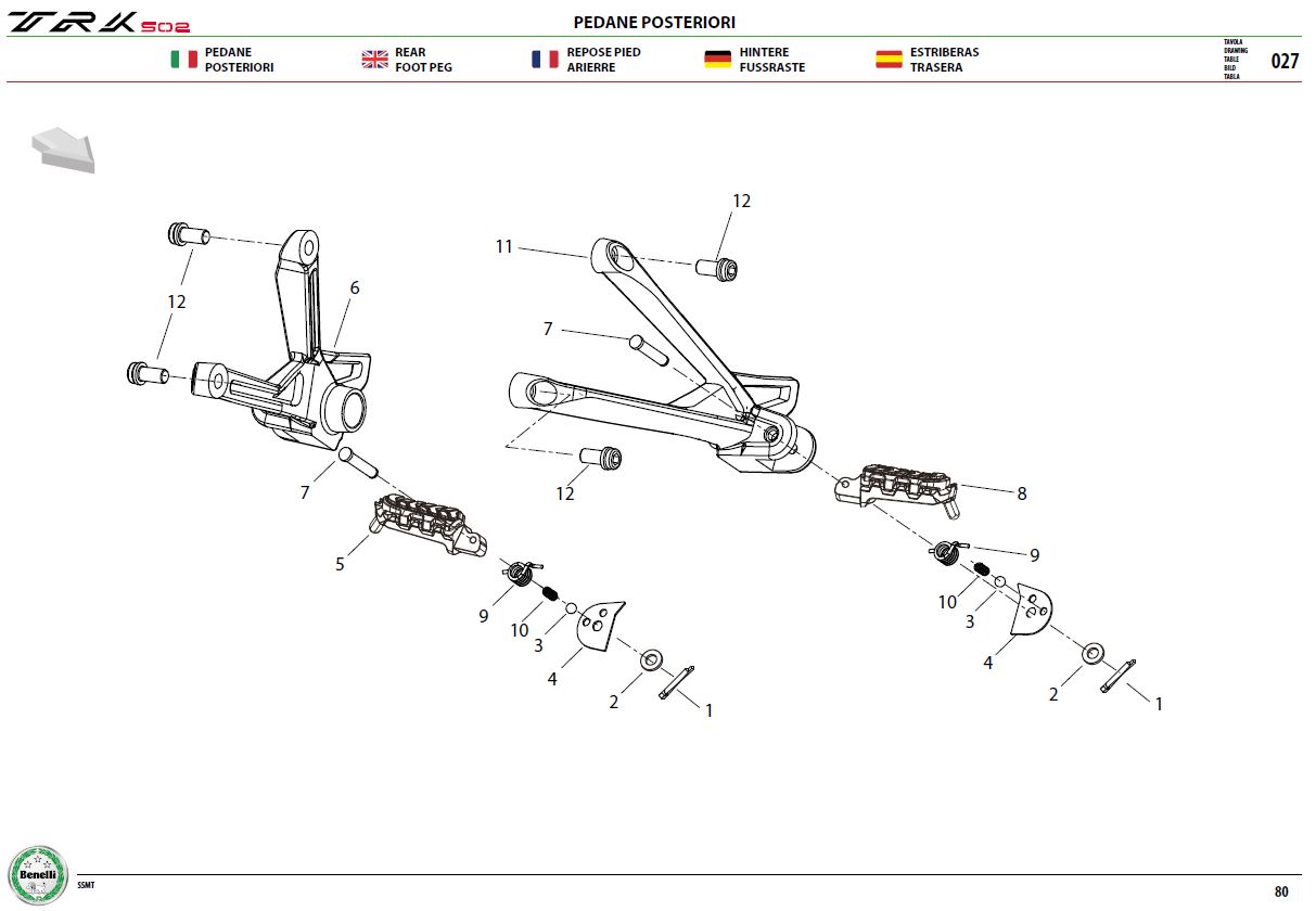 Rear Foot Pegs
