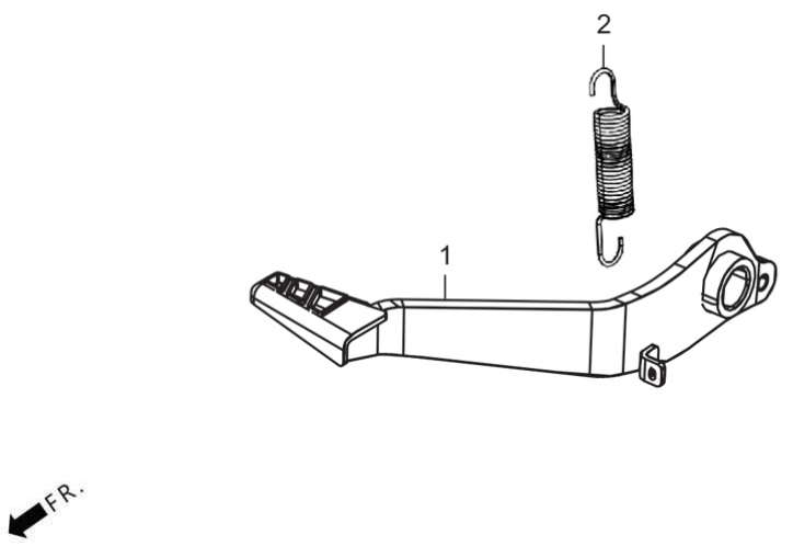 F16 - Rear Brake Pedal