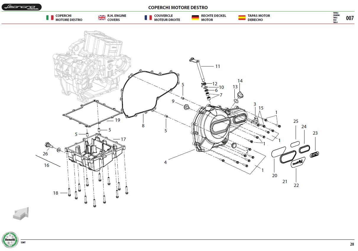 R.H Engine Covers