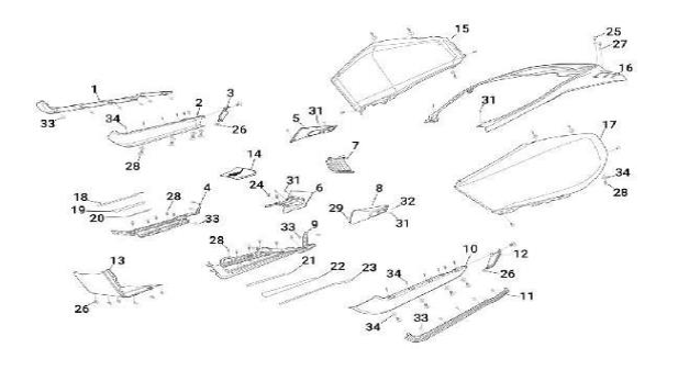 F04 - Fairing Cover 4 (X300 GP)
