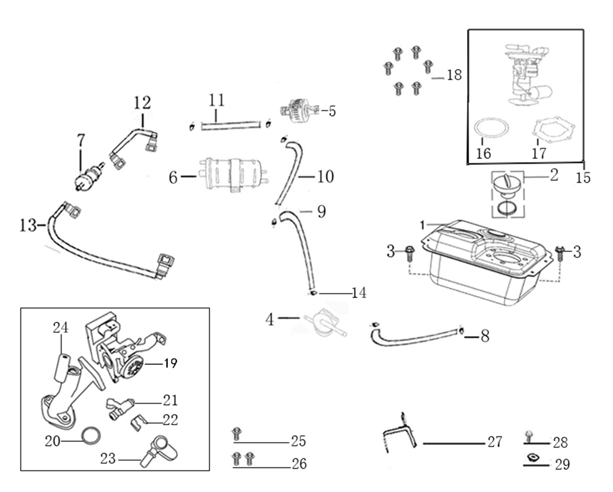 F10 = FUEL UNIT ASSY