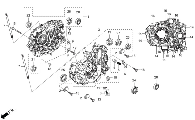 E3B - Crank Case