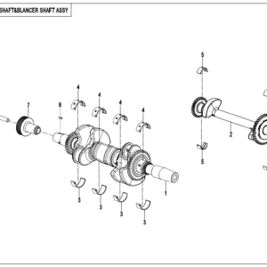 CRANK SHAFT & BALANCER SHAFT