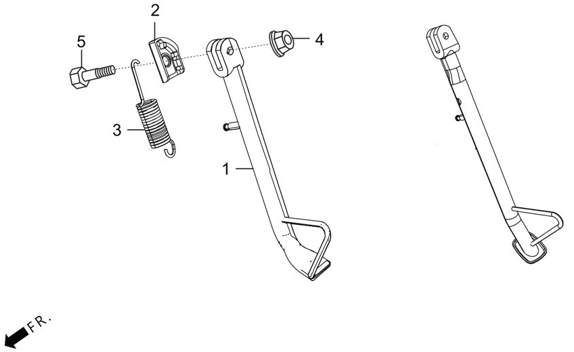 F18 BASE - Side Stand