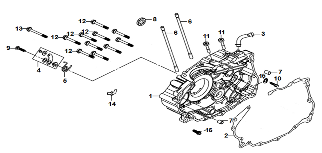 Right Crank Case