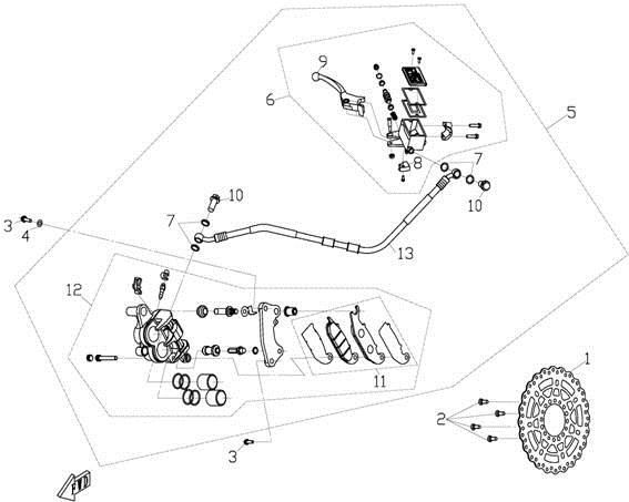 FRONT BRAKE SYSTEM