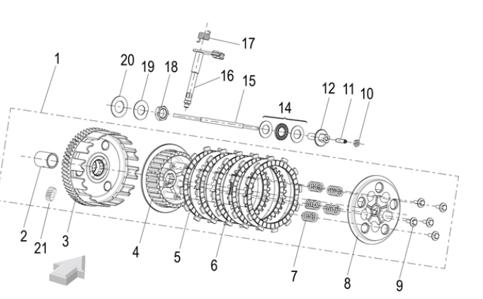 E11 - CLUTCH ASSY