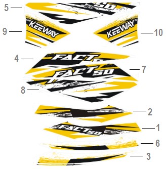 STICKER (FOR WHITE W9)