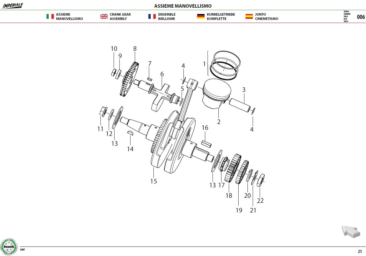Crank Shaft And Piston