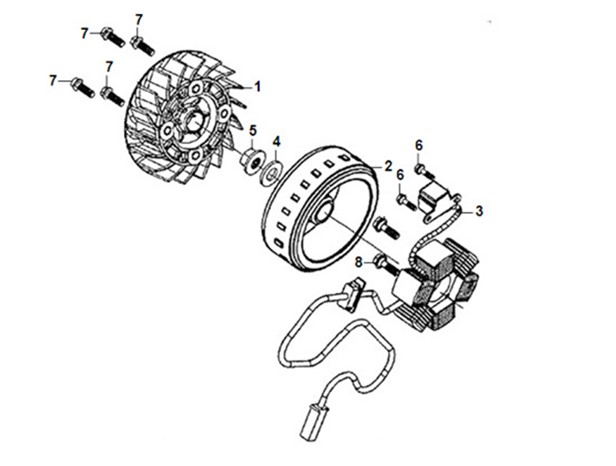 AC GEN. ASSY FLYWHEEL COMP