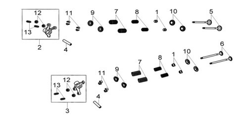 IN/EX. VALVE ROCKER ARM