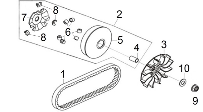 Movable Drive Face Assy