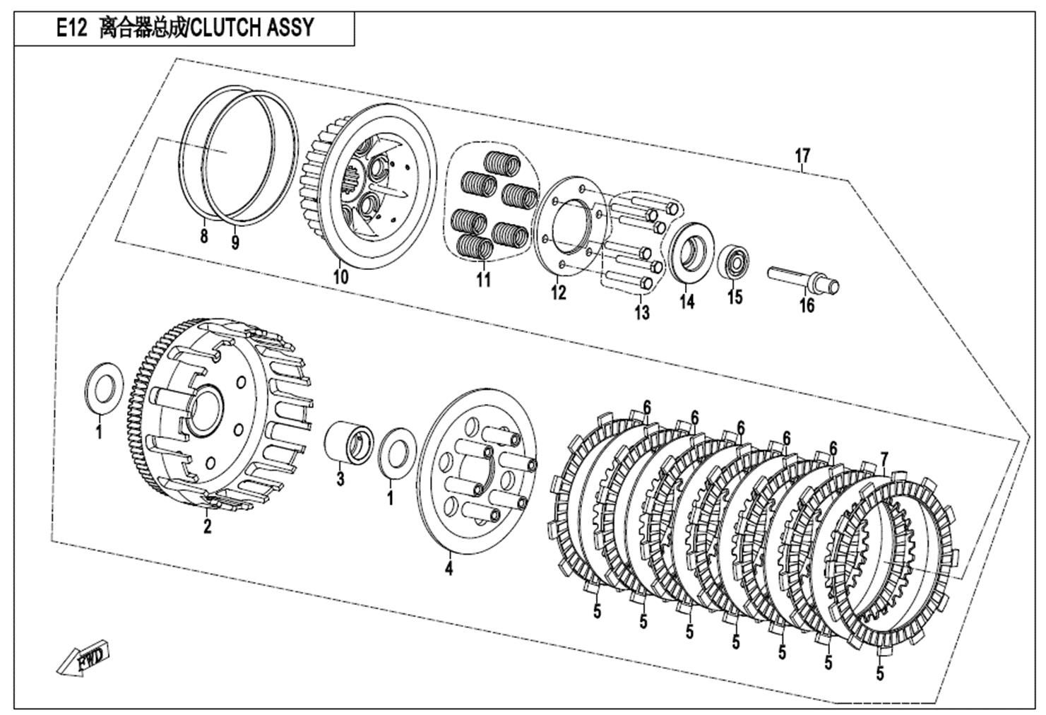CLUTCH(CABLE VERSION)