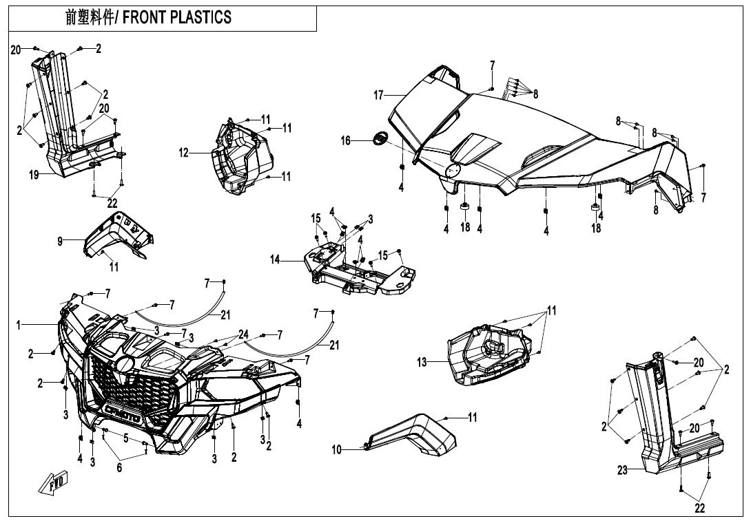 FRONT PLASTICS
