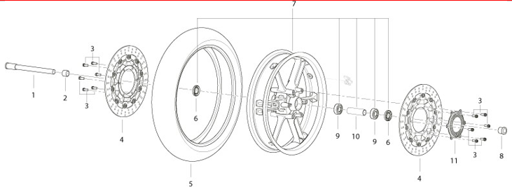 T016 FRONT WHEEL