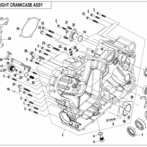 RIGHT CRANKCASE ASSY