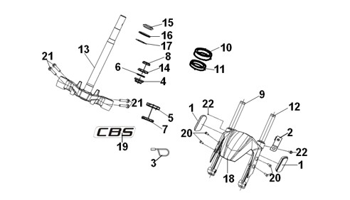 Steering Stem & Front Cushion