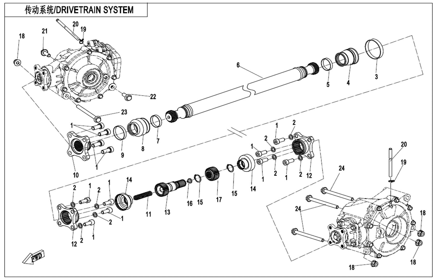 DRIVETRAIN SYSTEM (SOLID)